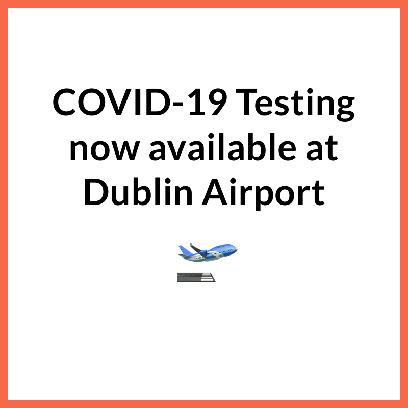 Irish Airports open Covid-19 test centres