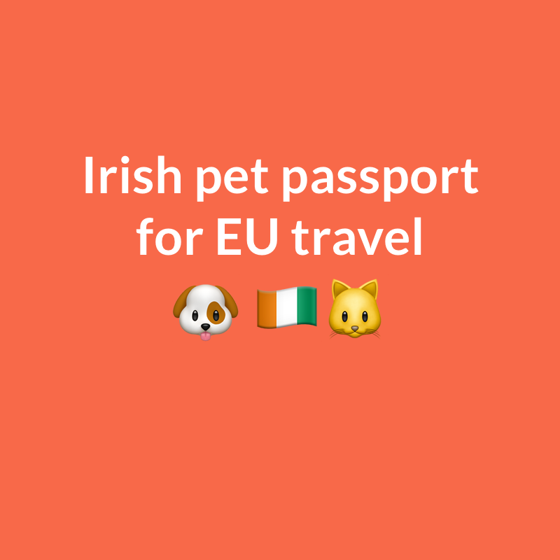 Irish Pet Passport Insurance